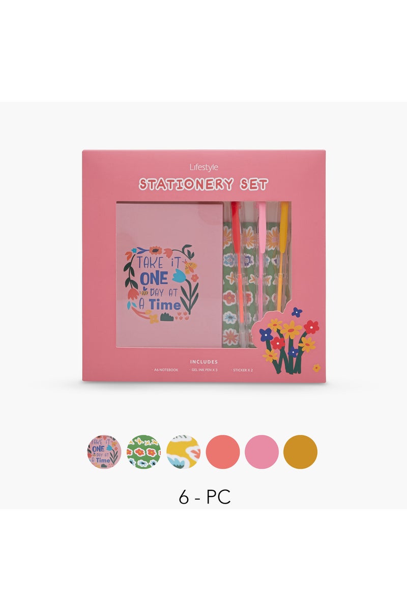 Syloon Floral Print Assorted Stationery Set - Image 1